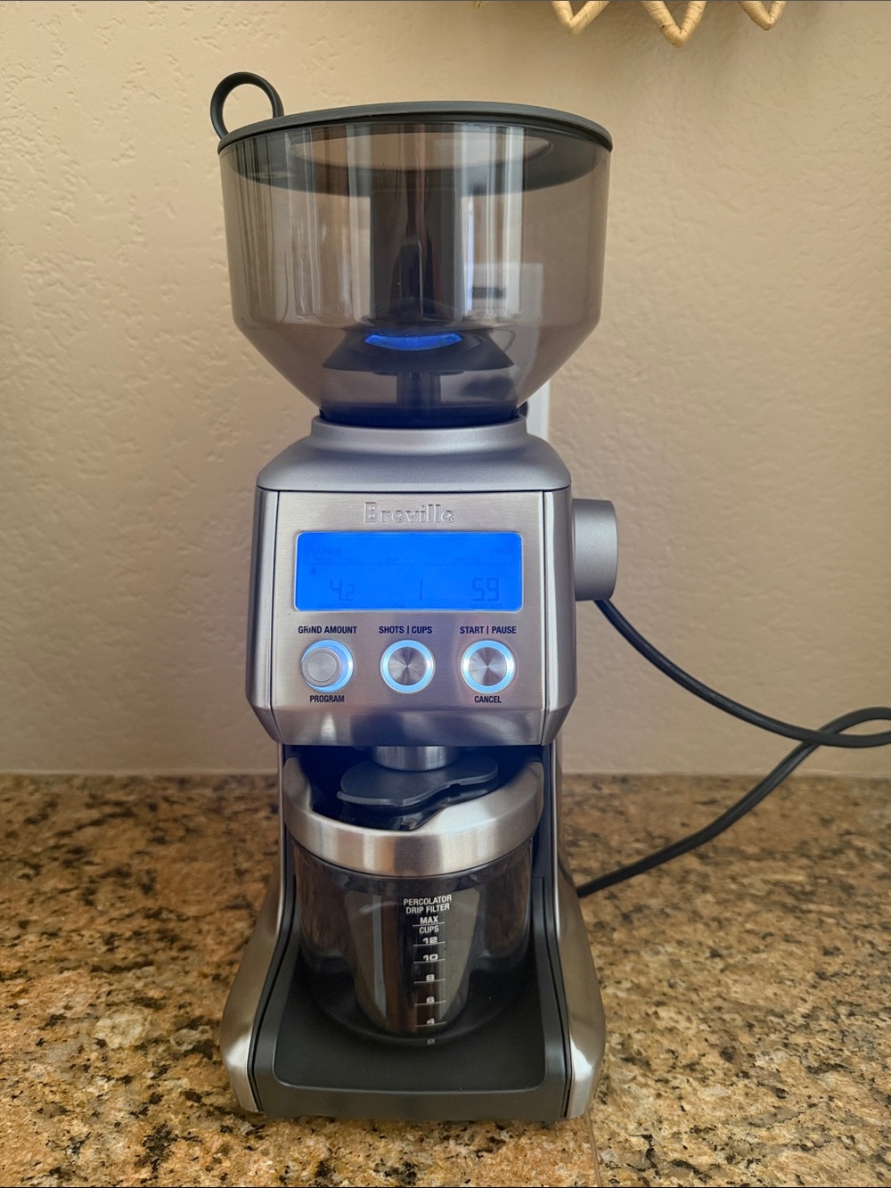Breville Smart Grinder Model BCG820BSSXL